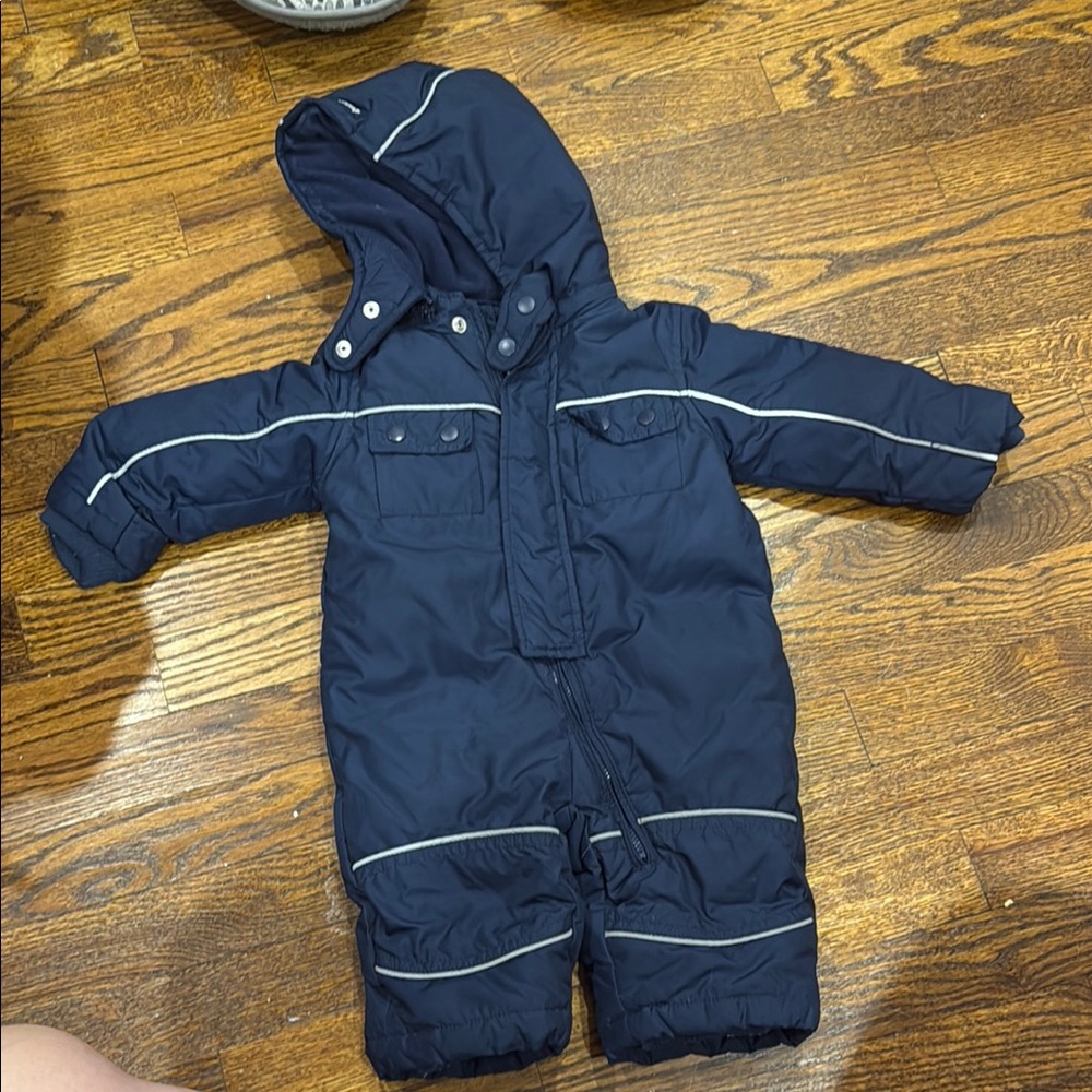 GAP Dark Blue Hooded Outerwear